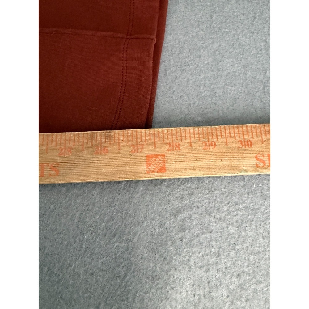CALIA Pants Womens XL Terracotta Burnt Orange Soft Scuba‎ High Rise Minimalist - Picture 10 of 13